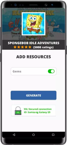 SpongeBob Idle Adventures MOD APK Screenshot