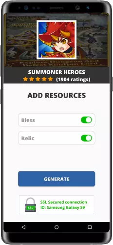 Summoner Heroes MOD APK Screenshot