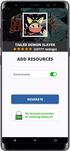 Tailed Demon Slayer MOD APK Screenshot