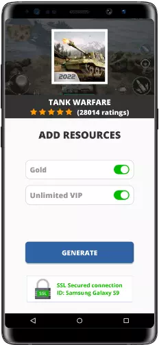 Tank Warfare MOD APK Screenshot