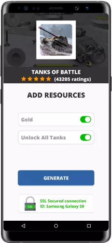 Tanks of Battle MOD APK Screenshot