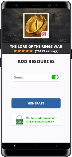 The Lord of the Rings War MOD APK Screenshot