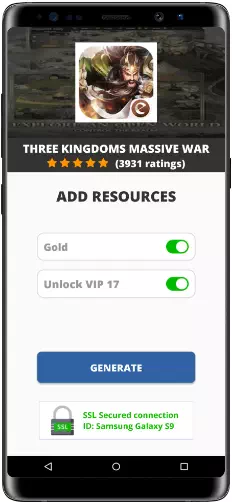 Three Kingdoms Massive War MOD APK Screenshot