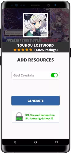 Touhou LostWord MOD APK Screenshot