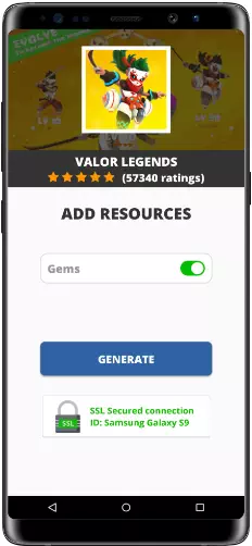 Valor Legends MOD APK Screenshot