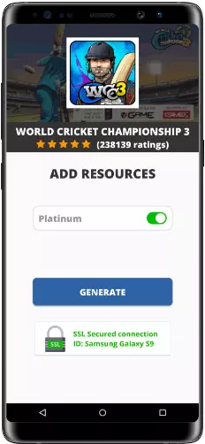 World Cricket Championship 3 MOD APK Screenshot